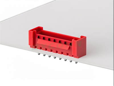 Wafer针座 间距:HY2.0mm 带扣 直针 2-16P 红色