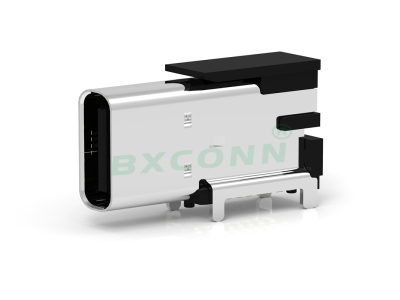 Type-C 母座 16PIN 侧贴 中心高CH=4.58