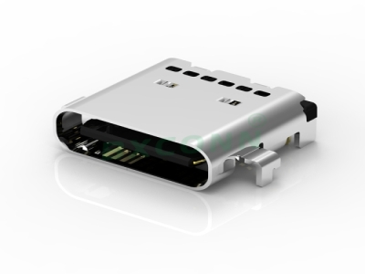 Type-C 母座 24PIN 沉板0.8