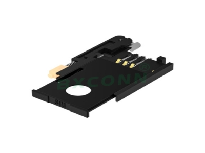 SIM卡座推杆抽屉式带卡托替代91236-3001 MUP-C716