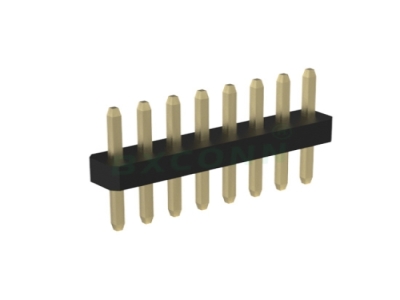 排针 间距1.0PH H1.0 1xNPin 180度 W1.5PC2.0 PA2.0 PB1.0 L5 直插