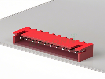 Wafer针座 间距:XH2.5mm 弯针 2-16P 红色